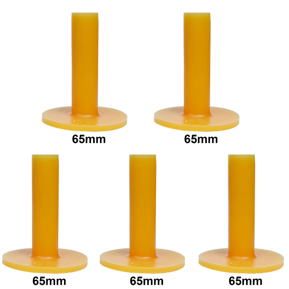 Lot de 5 supports de balles de golf en caoutchouc pour entraînement au tendon de bœuf