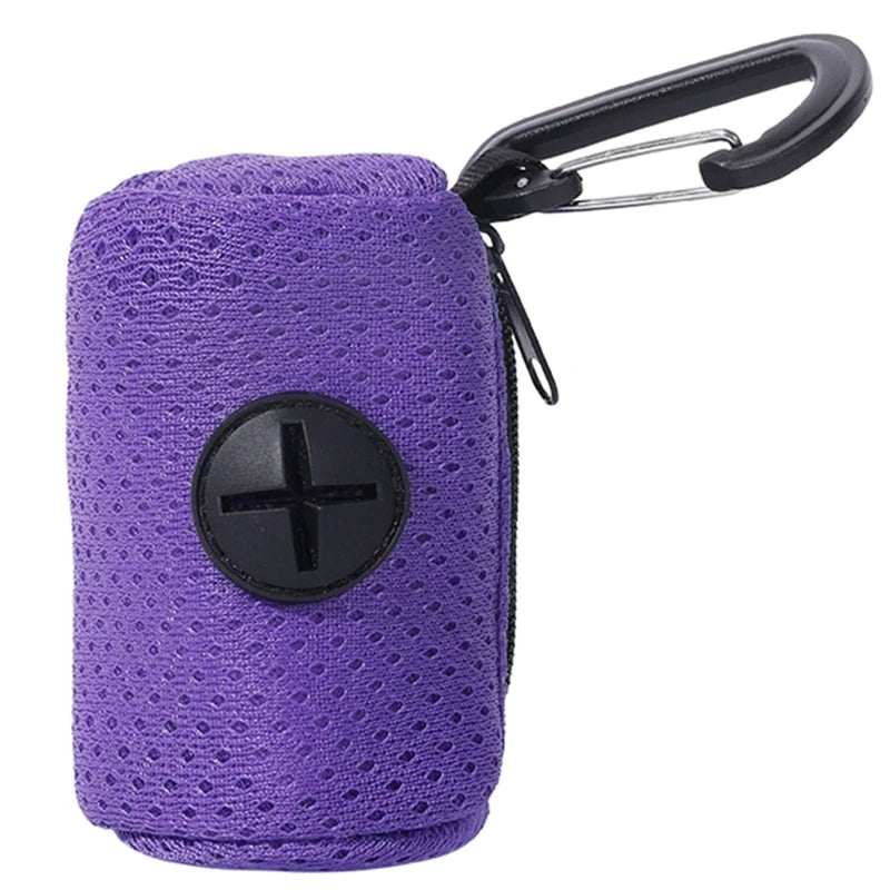 Dog Poop Bag Dispenser Hangingable Dog Poop Bag Holder Poo Bags Dispenser for Dogs Walking Garbage Bags Dispensers Pet Supplies