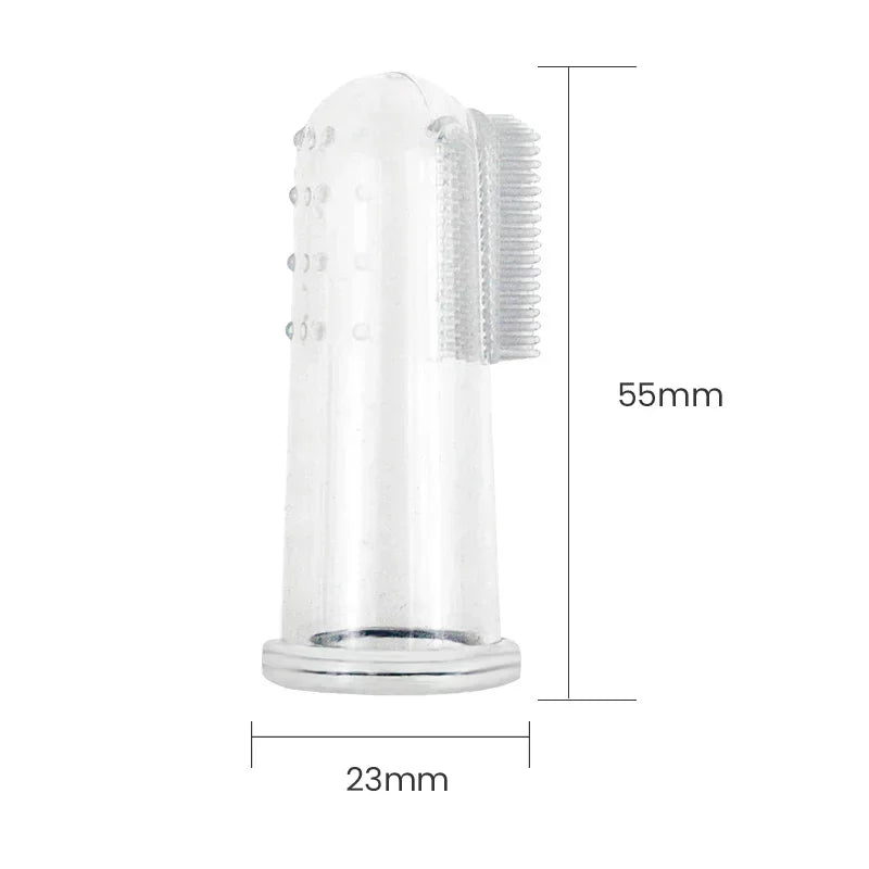 Brosse à dents super douce pour animaux de compagnie, brosse pour chien en peluche, outil de soins dentaires contre la mauvaise haleine et le tartre, nettoyage des dents pour chiens et chats, gel de silice, fournitures pour animaux de compagnie