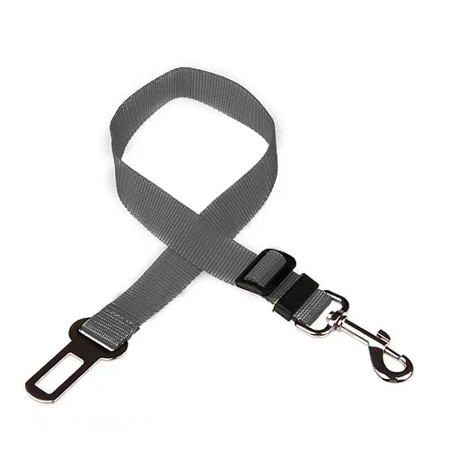 Ceinture de sécurité réglable pour chien et chat, harnais pour véhicule, clip de sécurité, levier de traction, colliers pour chien, accessoires pour chien