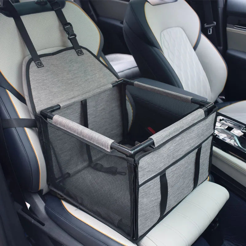 Housse de siège auto pour chien, imperméable, pour transport de petits et moyens chiens.