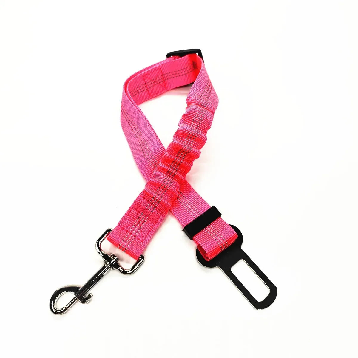 Ceinture de sécurité réglable pour chien et chat, harnais pour véhicule, clip de sécurité, levier de traction, colliers pour chien, accessoires pour chien