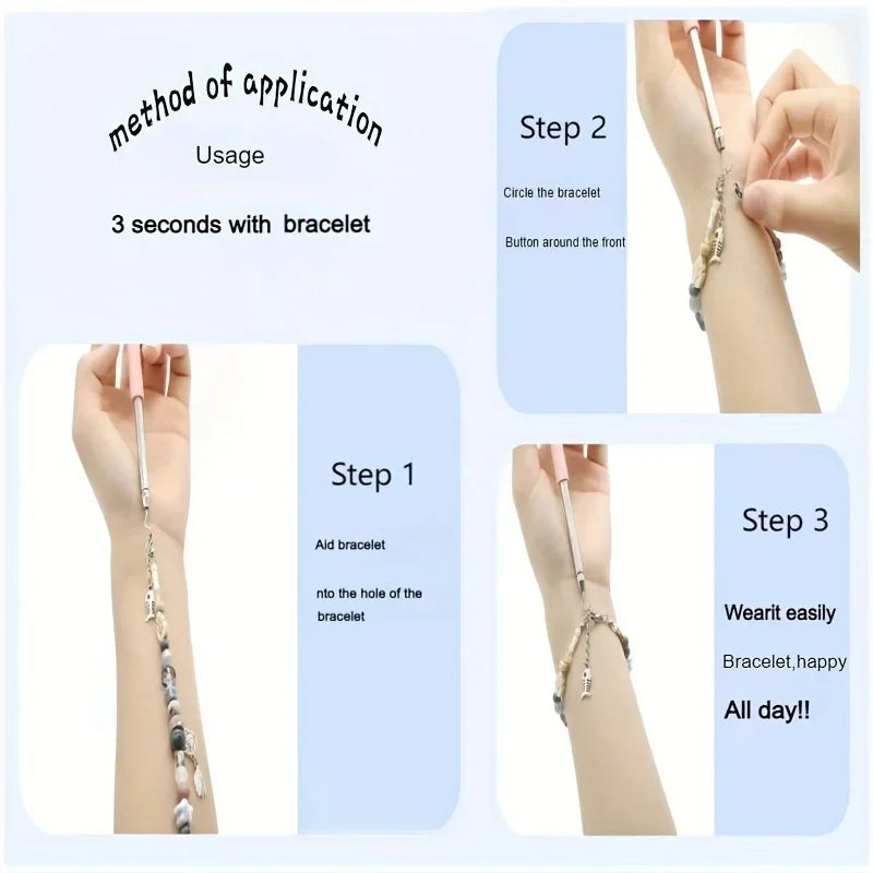 Outil d'aide à la fixation de bijoux