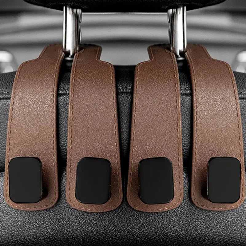 Car Headrest Hooks Hanger for Bags Seat Back Organizer Holder Clips Auto Fastener Hooks Car St