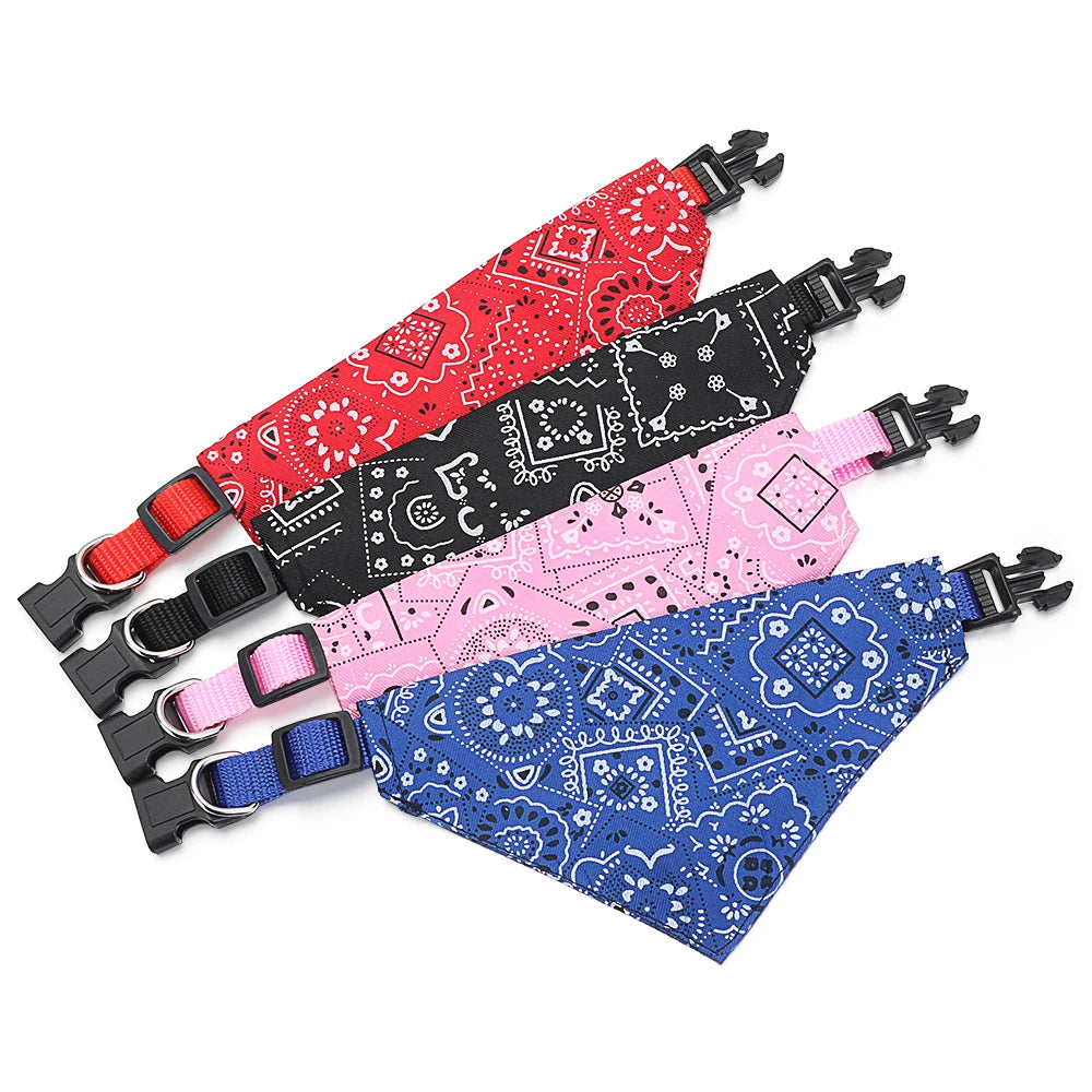 Bandana triangulaire réglable pour chien et chat, écharpe lavable, collier, bavoir, décoration de cou pour chat, fête d'anniversaire, déguisement