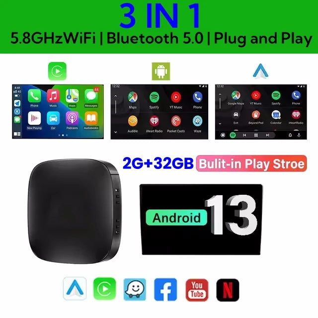 Carplay AI Box sans fil