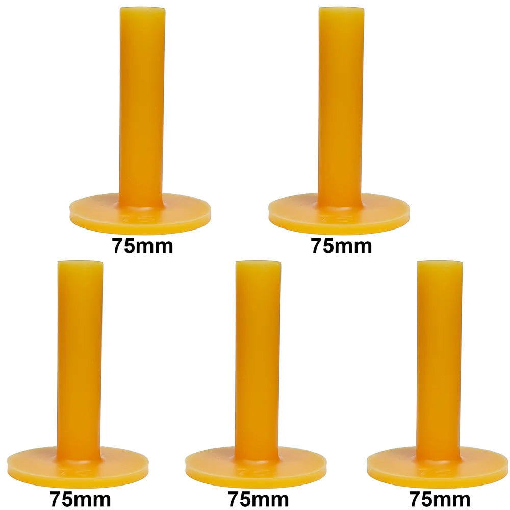Lot de 5 supports de balles de golf en caoutchouc pour entraînement au tendon de bœuf