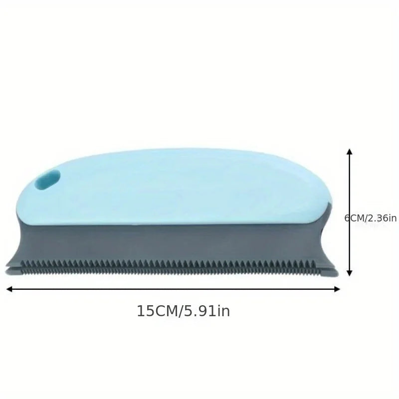 1 brosse pour enlever les poils d'animaux avec poignéepour nettoyer les voitures, les tapis, les canapés, les vêtements et les lits