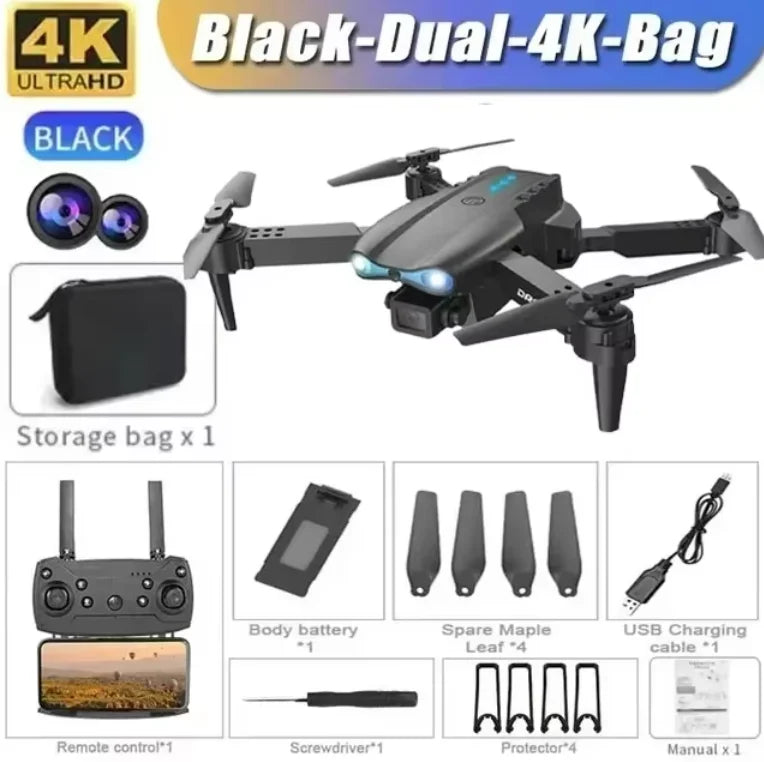 KBDFA K3 E99 Pro Drone Professional Quadcopter Obstacle Avoidance Drones RC Helicopters 4K Dual Camera Dron Remote Control Toys
