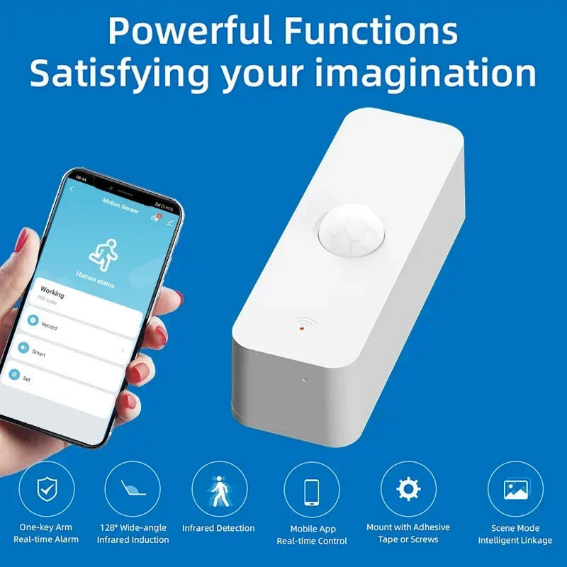 Smart Home Détecteur infrarouge Sécurité Smart Life Fonctionne avec Alexa Google Home