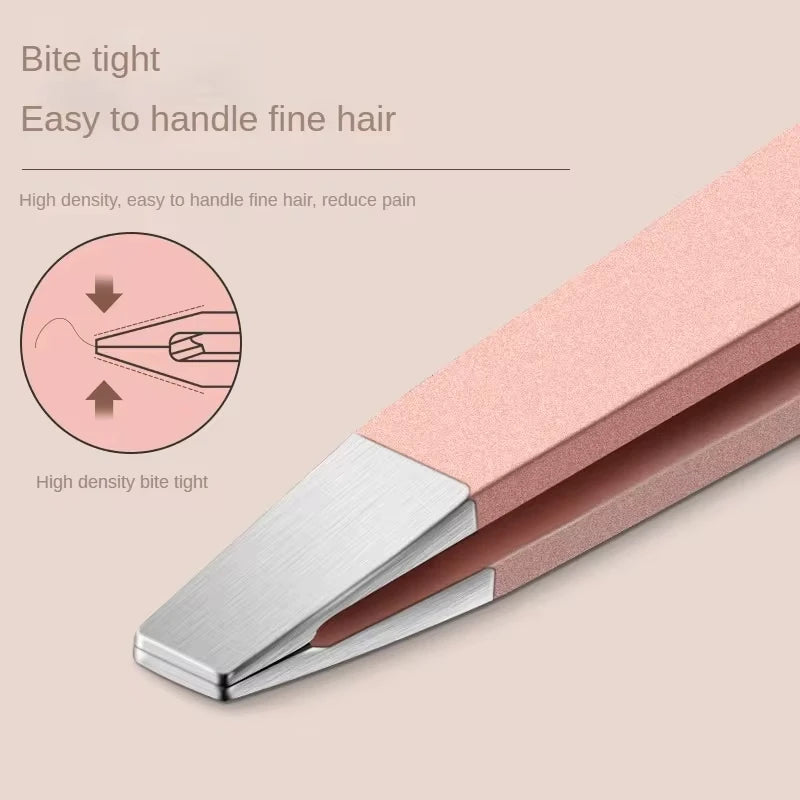 4Pcs Multi-Use Precision Stainless Steel Tweezers For Eyebrow Hair Facial Hair Removal Splinter Blackhead-Different Types of Tip
