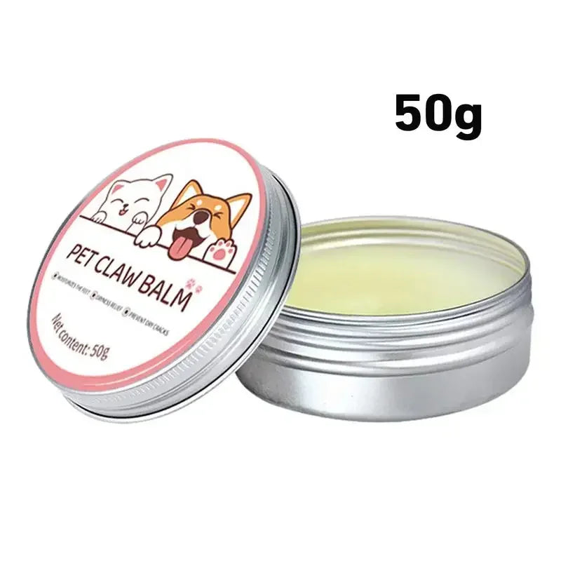 Baume pour pattes de chien 50 g, crème protectrice, hydratant pour le nez des animaux, réparation des crevasses et des pieds, accessoires pour chats
