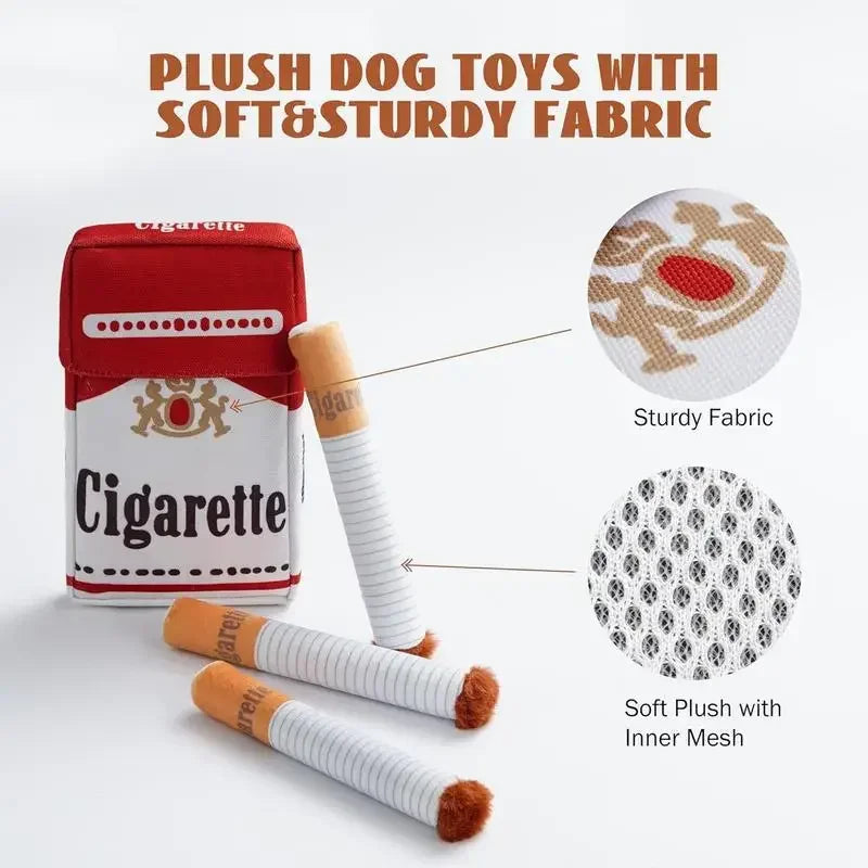 Jouets pour chiens, mégot de cigarette