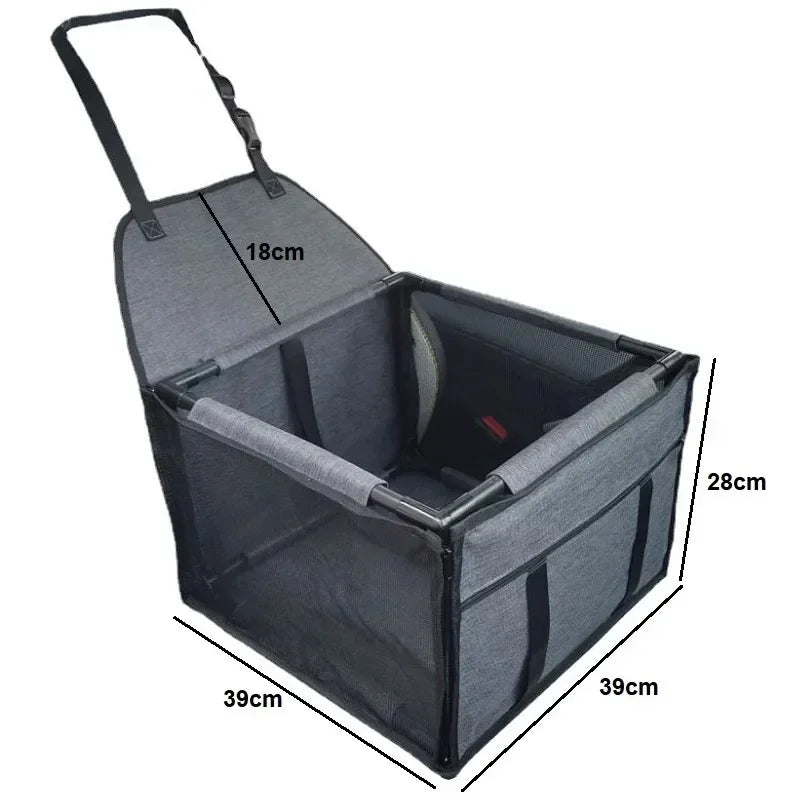 Housse de siège auto pour chien, imperméable, pour transport de petits et moyens chiens.