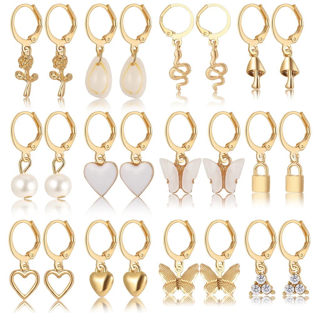 Boucles d'oreilles pendantes