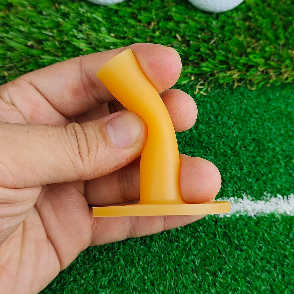 Lot de 5 supports de balles de golf en caoutchouc pour entraînement au tendon de bœuf