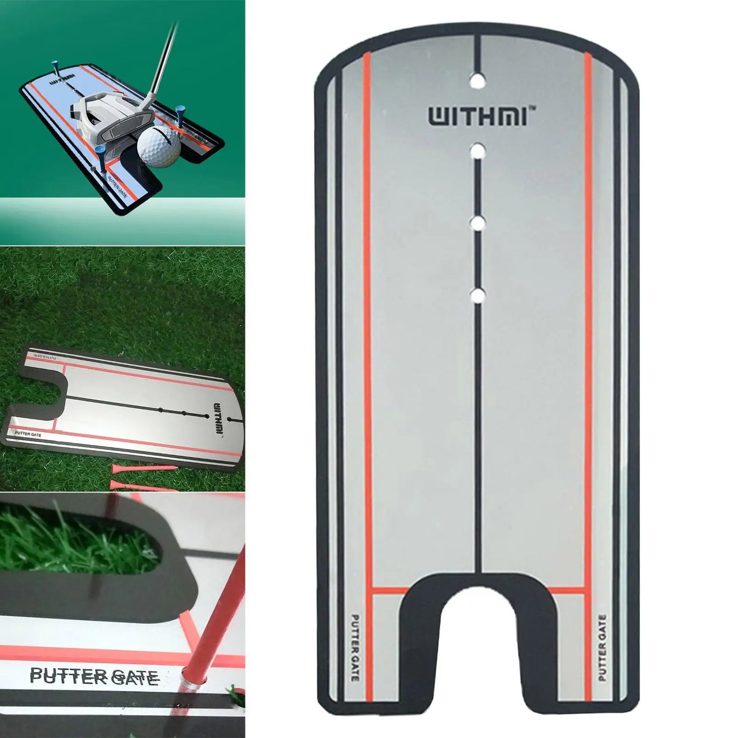 Miroir Eyeline pour putting de golf, aide à l'alignement, entraîneur de ligne de swing de putter