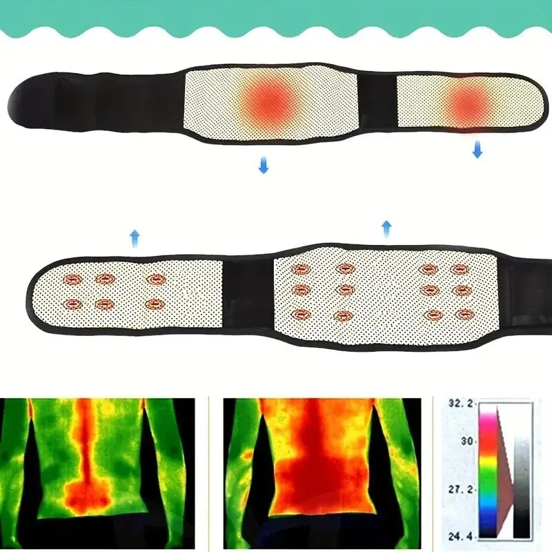 Ceinture de soutien magnétique auto-chauffante
