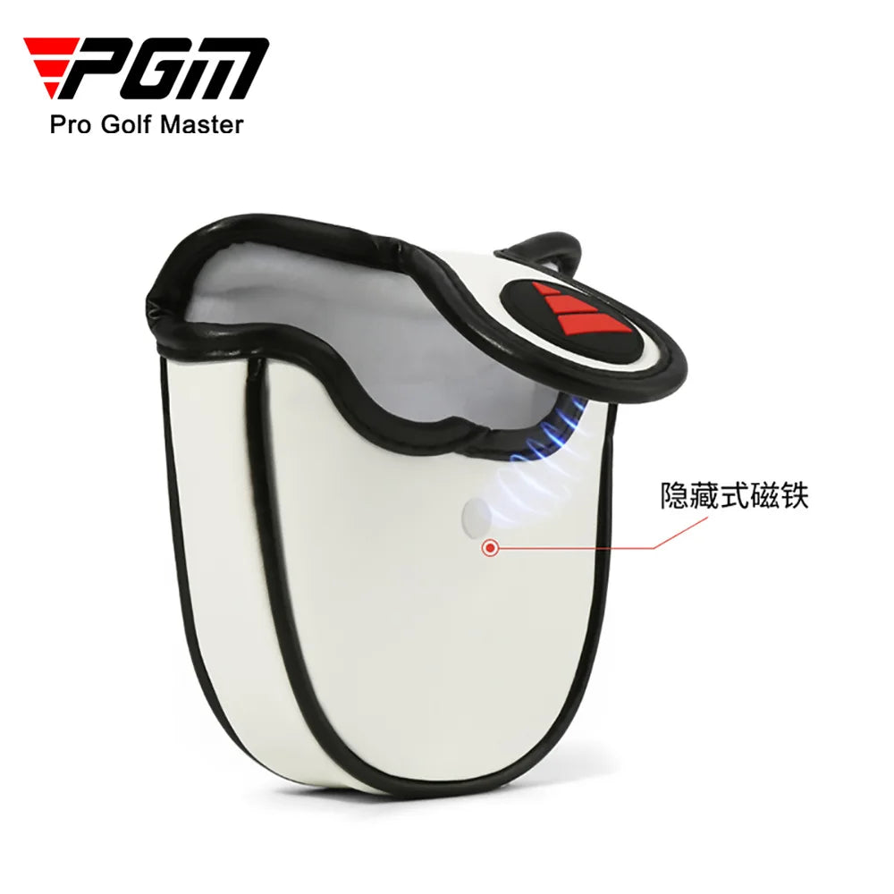 Housse de protection pour putter, demi-cercle, magnétique, anti-rayures