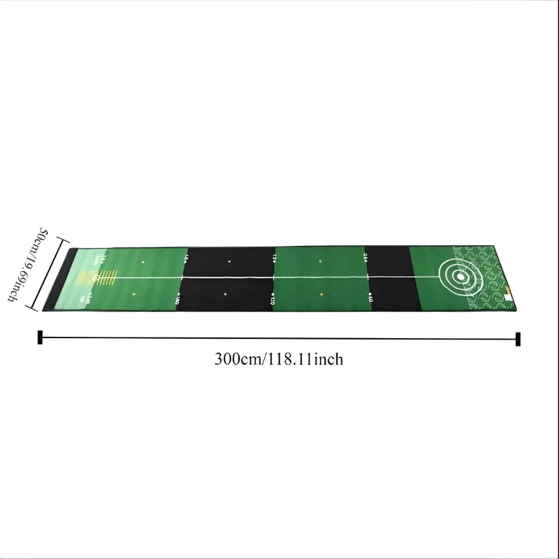 Tapis de golf 50 x 300 cm, équipement d'intérieur pour la maison, le bureau, la pratique, durable, et en extérieur