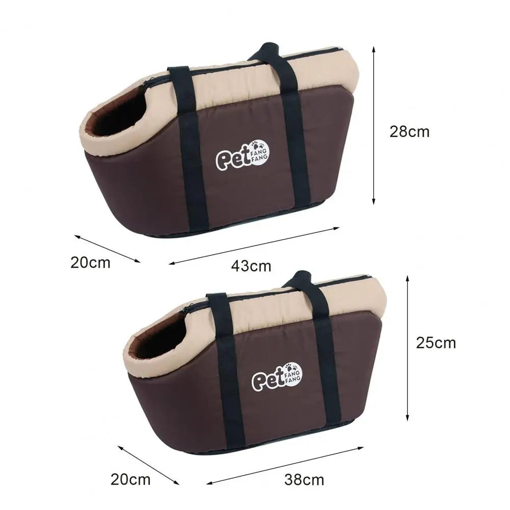 Sac de transport pour animaux de compagnie, souple et réglable, en tissu, avec rembourrage intérieur, pour transport de chats et d'animaux de compagnie, sac à main respirant pour voyage