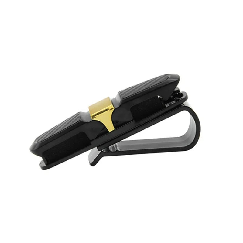 1pcs Car Glasses Holder Portable Eyeglasses Sunglasses Case Ticket Card Clamp Car Sun Visor Clip ABS Auto Accessories