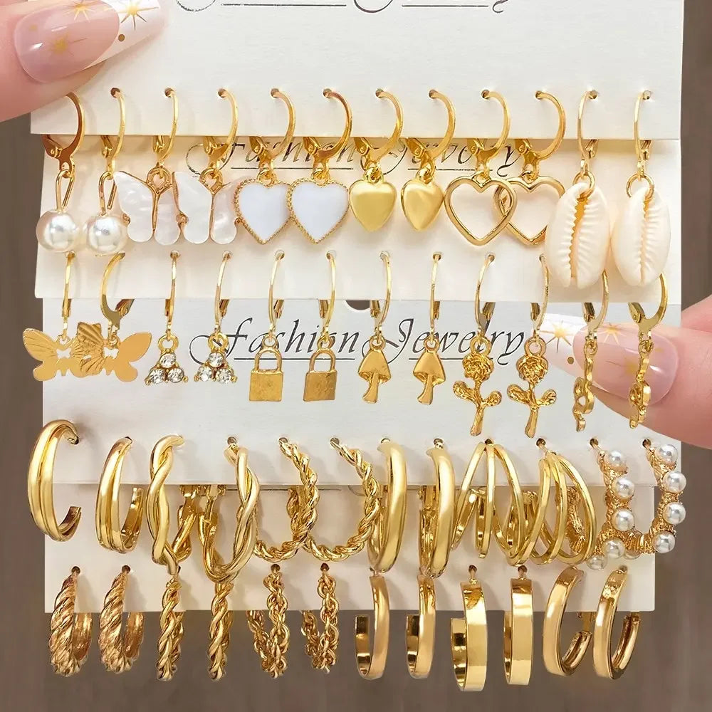 Boucles d'oreilles pendantes