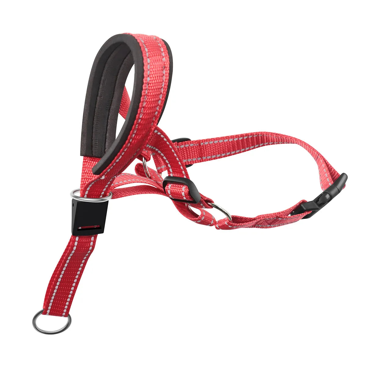 Muselières pour chien, collier anti-aboiement, outil de dressage respirant, muselières en nylon avec bandes réfléchissantes, laisses d'été pour animaux de compagnie