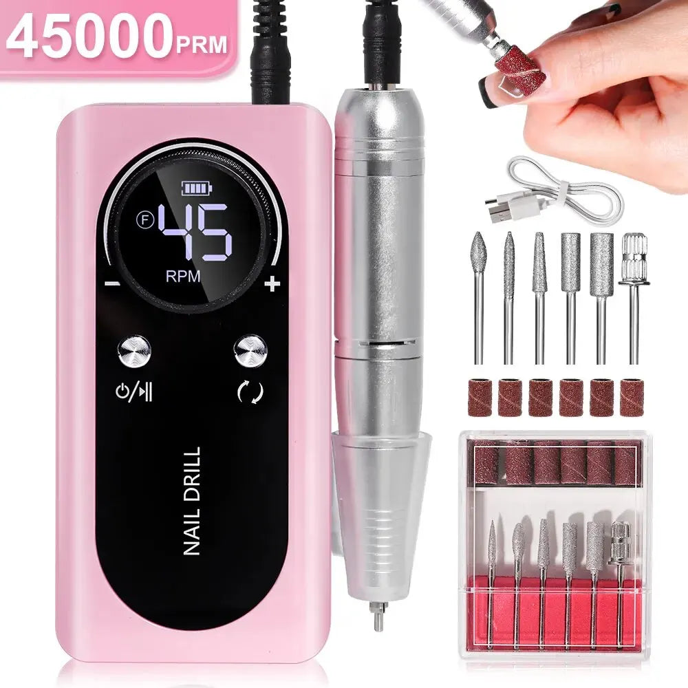 Ponceuse à ongles électrique portable professionnelle