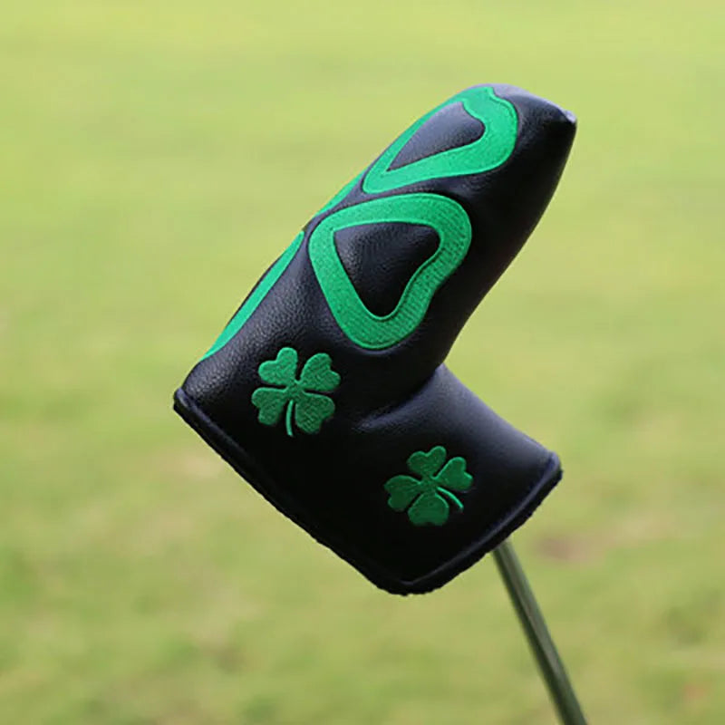 1 housse de putter de golf décoratif en cuir