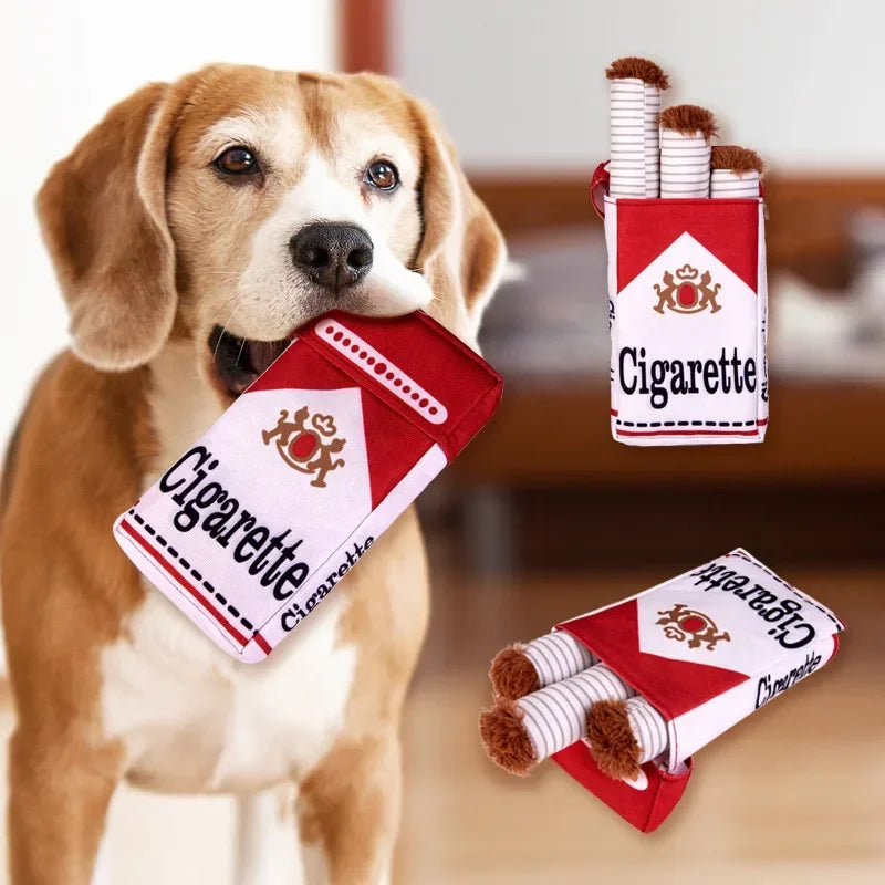 Jouets pour chiens, mégot de cigarette