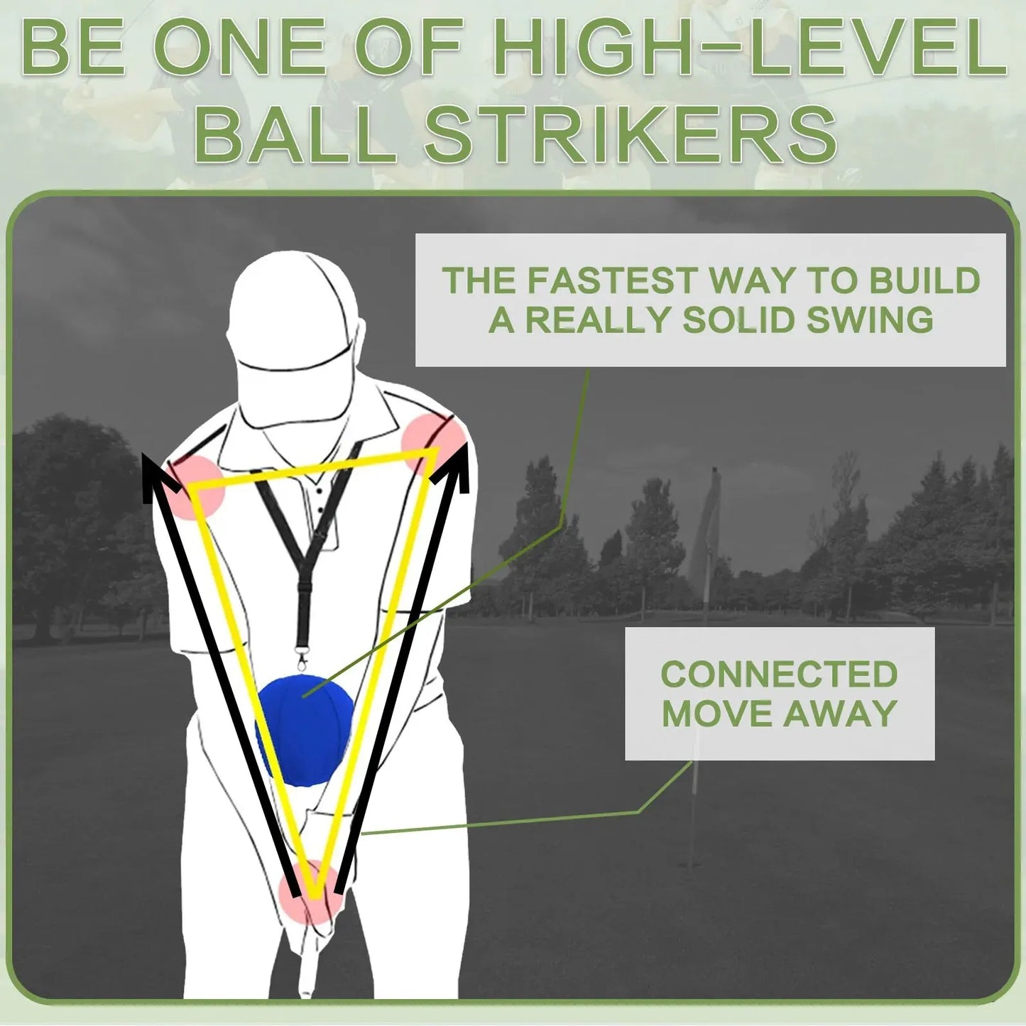 Aides à l'entraînement au swing de golf en liquidation Entraîneur de balle intelligent avec pompe de gonflage pour la correction de la posture Bras intelligent réglable