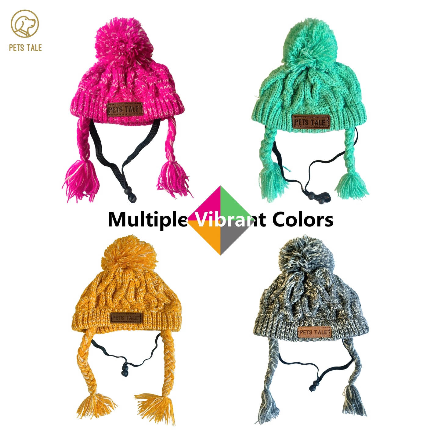 Bonnets d'hiver doux pour chien