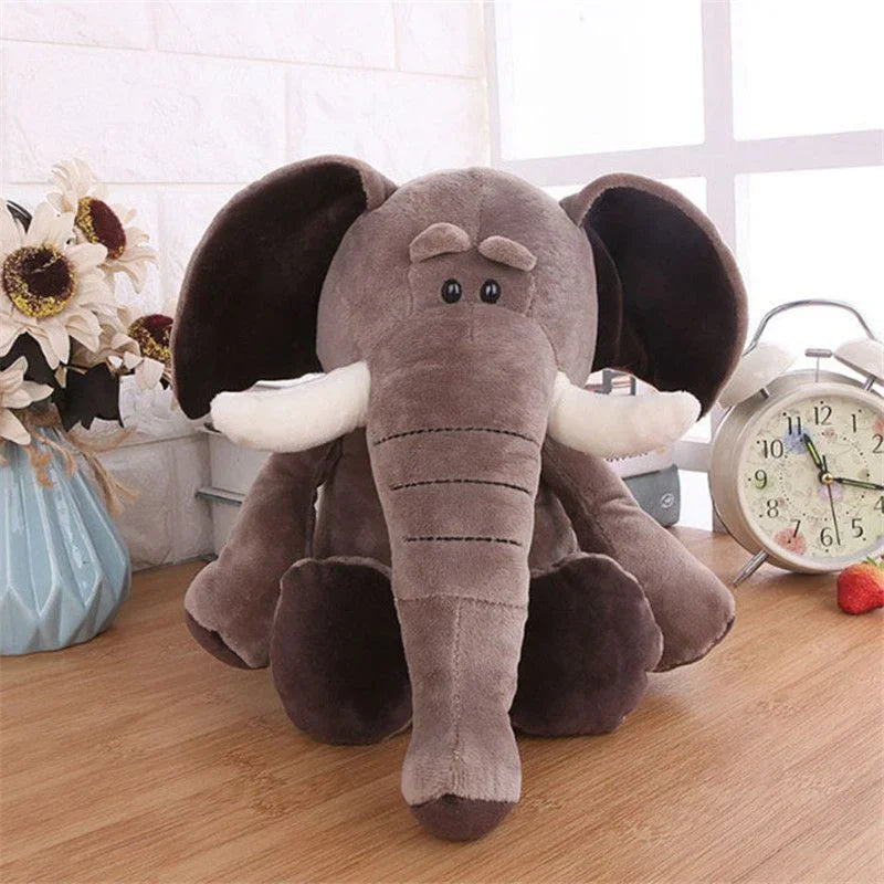 Peluche Kawaii de 25 cm, animal de la jungle, chien, zèbre, éléphant, lion, renard, girafe, jouets pour enfants, cadeau d'anniversaire