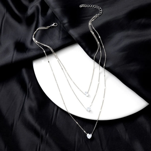 Collier multiple à pendentifs