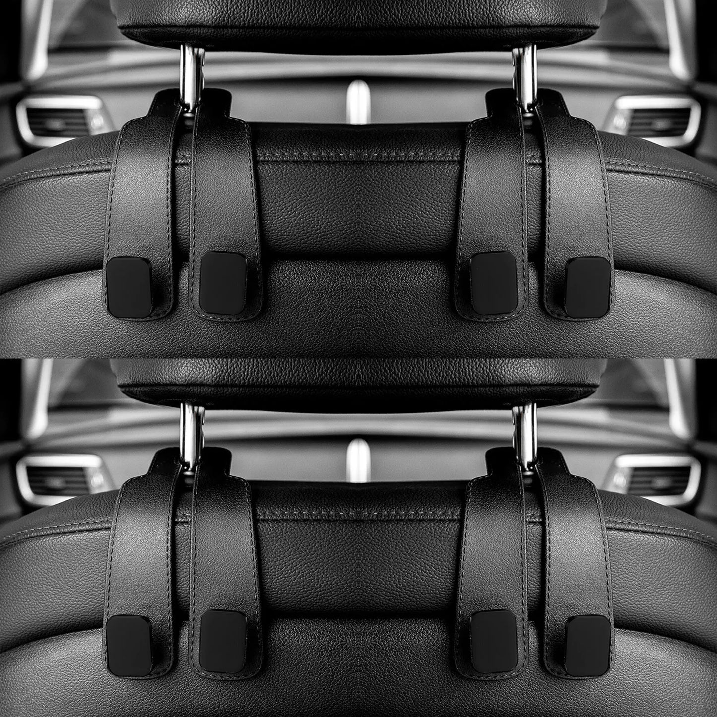 Car Headrest Hooks Hanger for Bags Seat Back Organizer Holder Clips Auto Fastener Hooks Car St