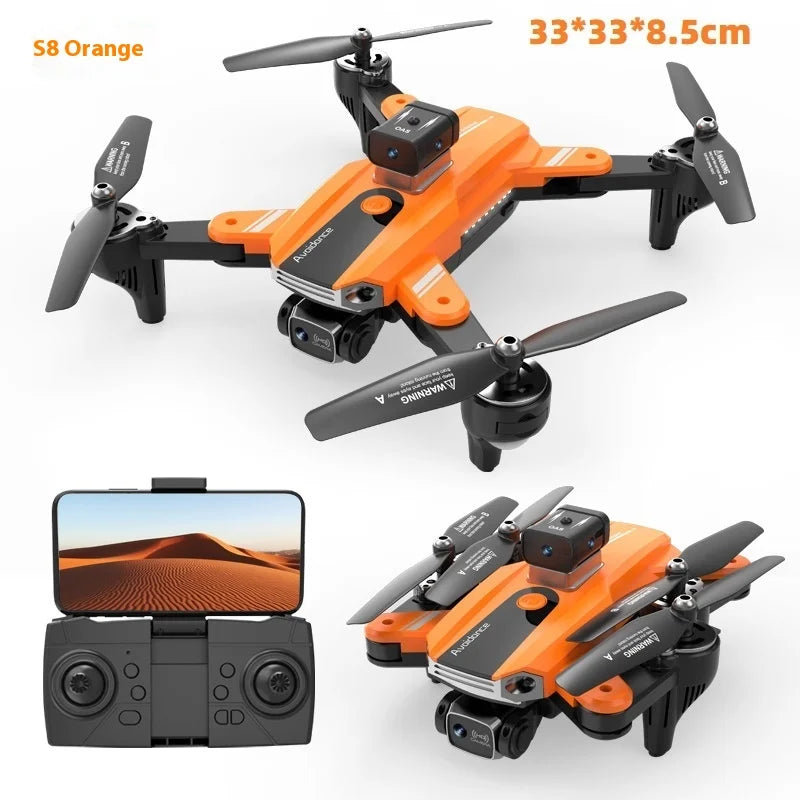 S8 High Definition Aerial Photography Drone Long Endurance Remote Controlled Toy Quadcopter Optical Flow Obstacle Avoidance