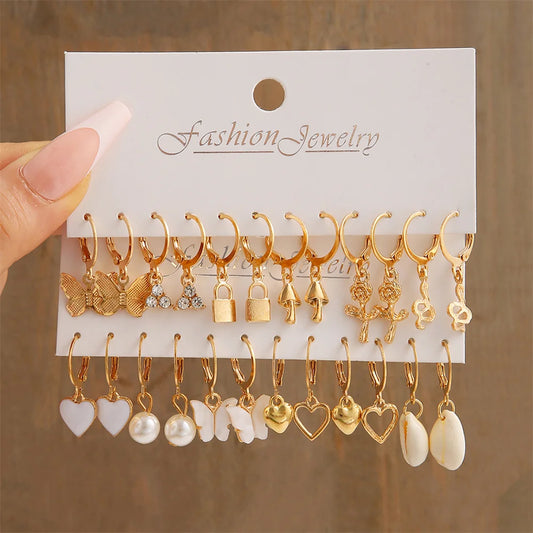 Boucles d'oreilles pendantes