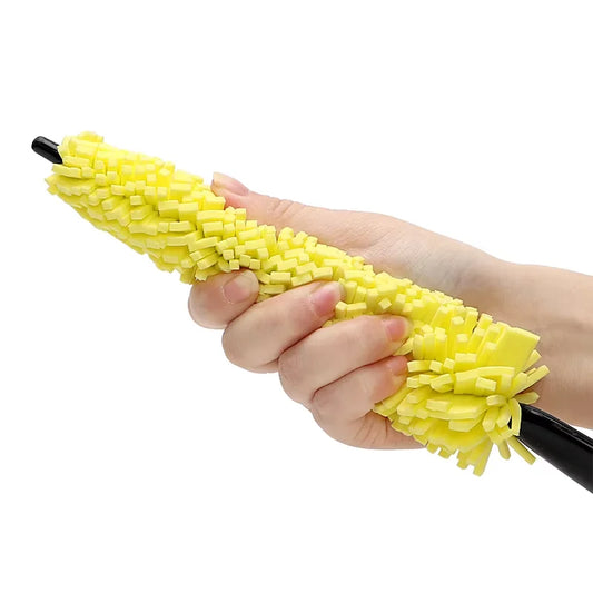 Car Wheel Brush Rim Tire Detailing Automotive Care Motorcycles Brush Wheel Cleaning Brushes Non-Slip Handle Easy To Cleaning New