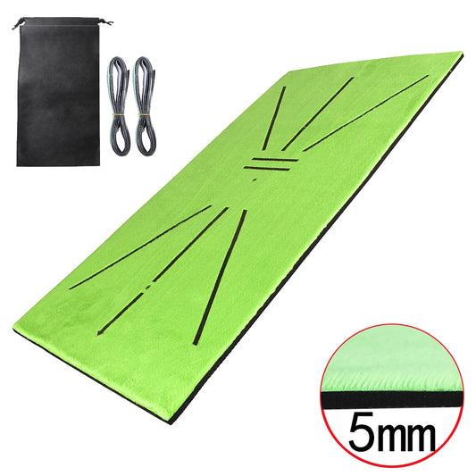 Tapis d'entraînement de golf, piste de swing, tapis de marquage d'entraînement, détection de trace de balle de frappe, tapis de détection directionnelle