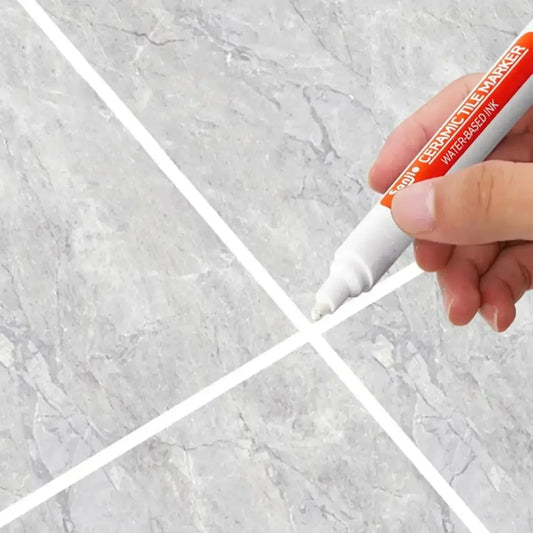 Waterproof Ceramic Tile Grout Marker, Mold-Resistant Seam Pen for Kitchen & Bathroom Wall and Floor Repair Repair Marker