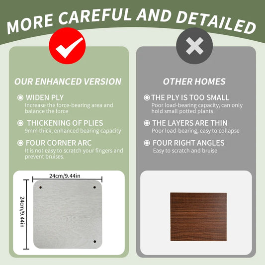 Plant Stand and Flower Stand Wooden Shelf 5/6/8Layers Display Stand Storage Shelf Pot Rack Organizer Shelves Garden Decoration