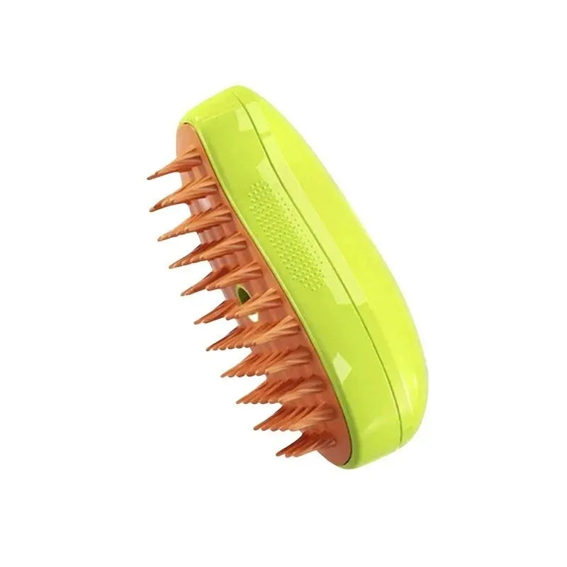 Brosse à vapeur électrique 3 en 1 pour animaux de compagnie, nettoyage pour chats et chiens, spray de massage, peigne de toilettage, poignée rétractable, épilation des poils d'animaux, BeautyBrush