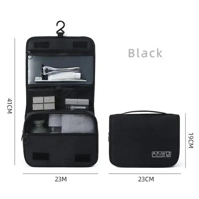 Foldable Toiletry Bag Organizer Hanging Storage Bag Bathroom Makeup Bag Case Cosmetic Bag Travel Bag For Travel Business