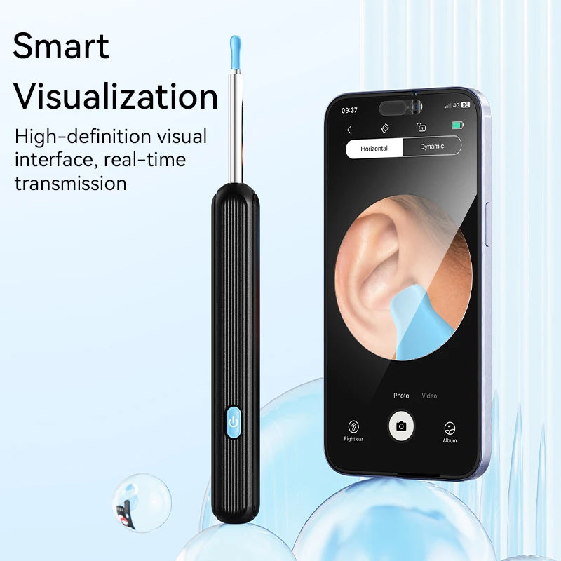 Nettoyeur d'oreilles haute précision, avec caméra et lumière LED