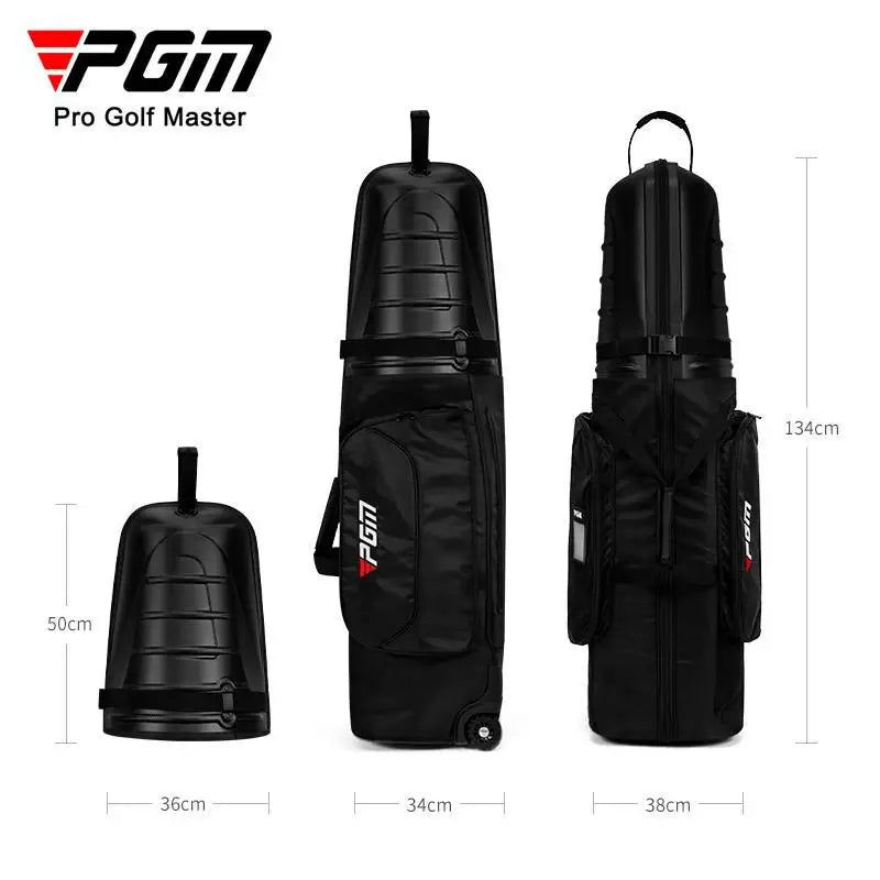 Sac de golf de voyage PGM pour hommes et femmes, coque rigide, anti-collision, ceinture de consignation pour avion, roller, voyage, HKB014