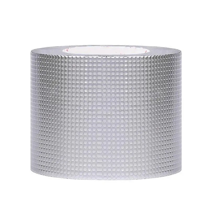 Ruban adhésif en butyle épais, résistant aux hautes températures, en aluminium, imperméable, pour réparation de fissures murales et de conduits de toit, 1 m/10 m