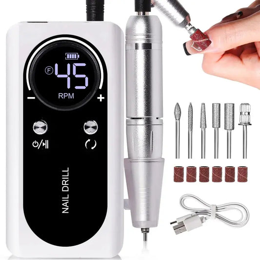 Ponceuse à ongles électrique portable professionnelle