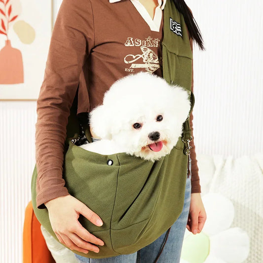 Sac à bandoulière confortable pour animaux de compagnie, sac de transport portable pour chats et chiots, fournitures de transport pour chiens