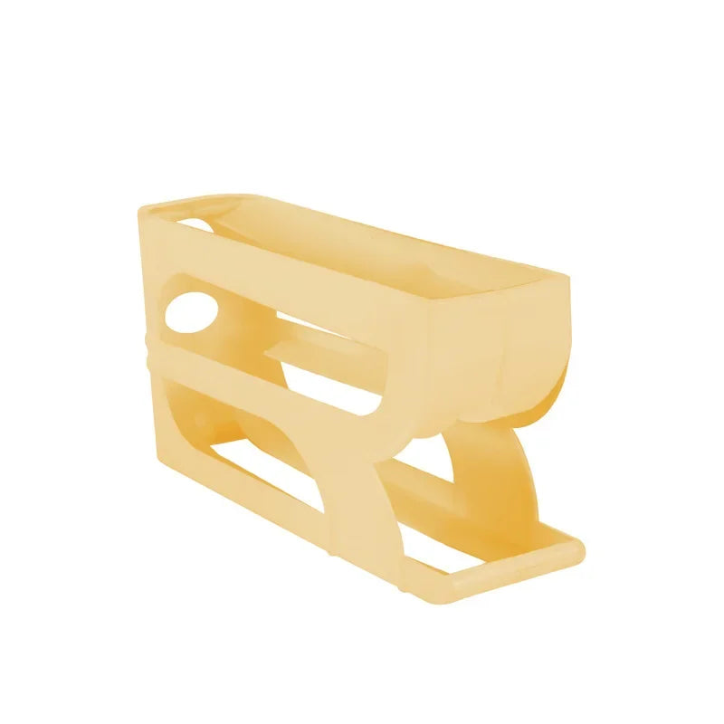 1Pc 3/4 Tier Home Automatic Rolling Egg Storage Box, Kitchen Refrigerator Side Door, Egg Preservation Rack,Easy To Clean